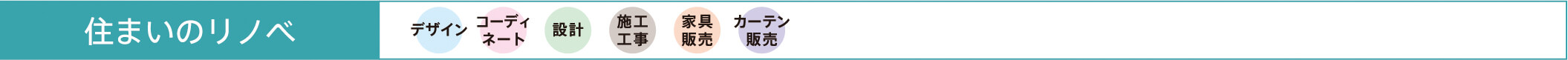 住まいのリノベ